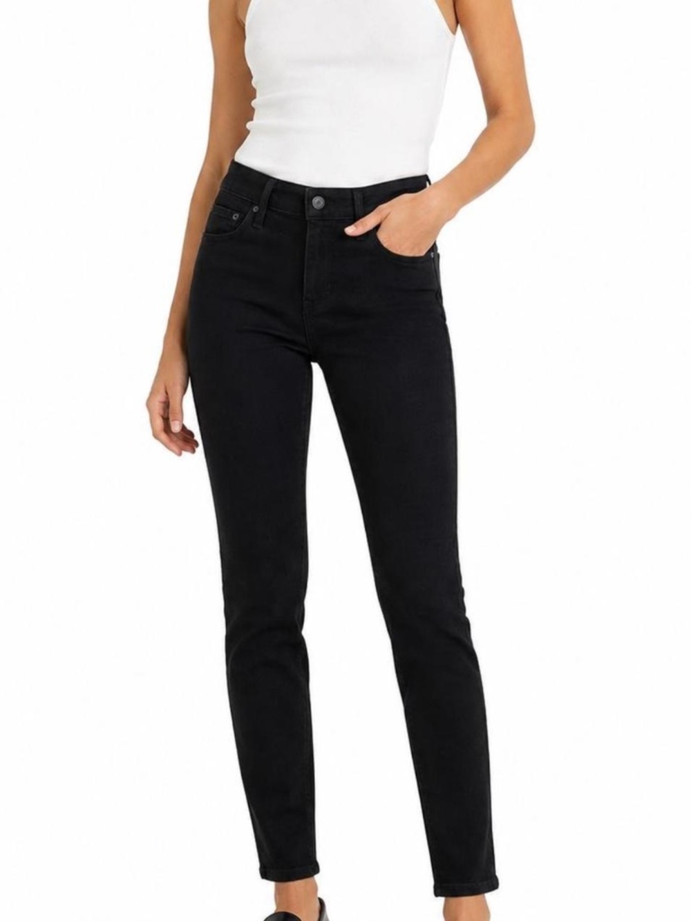 EUC Lucky Brand Lolita Skinny Women's Jeans - Black - 14/32